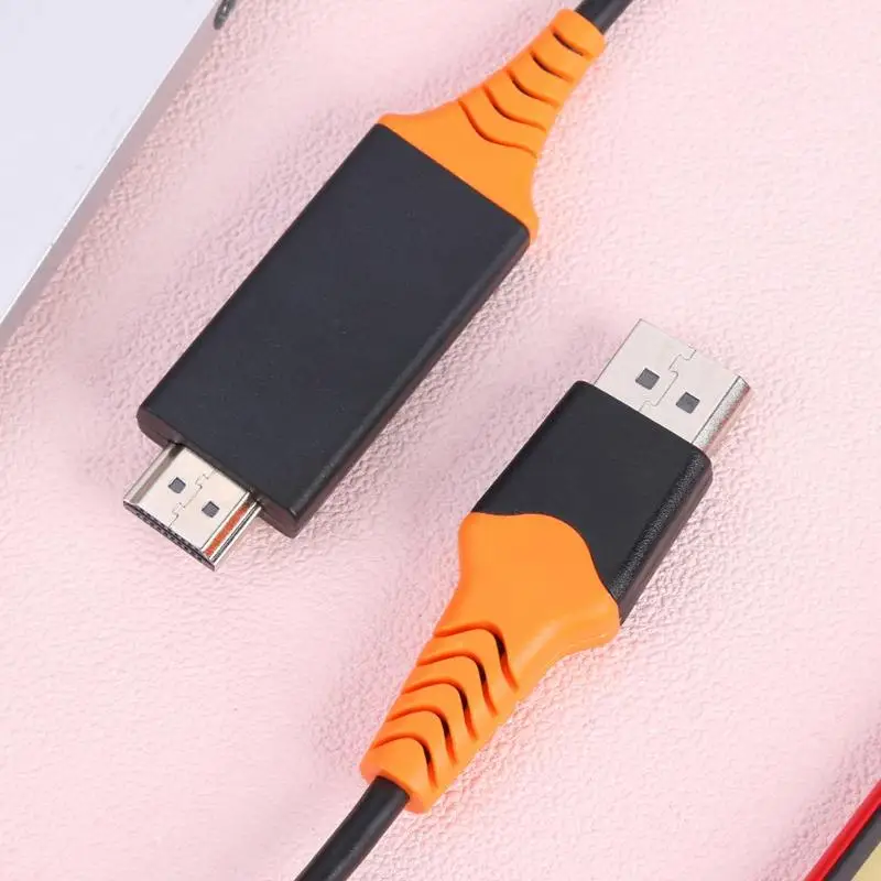 2 м 4 к 60 Гц DP Мужской к HDMI 2,0 Мужской кабель ABS штекер Видео Аудио DP HDMI адаптер кабель провод для ПК ноутбук Проектор Монитор