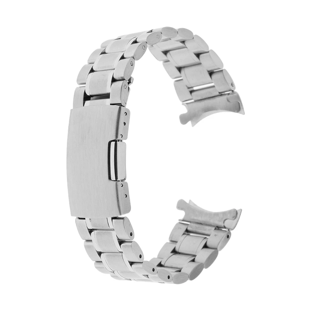 

Silver Stainless Steel Strap Replacement Watch Band Wristband Accessory