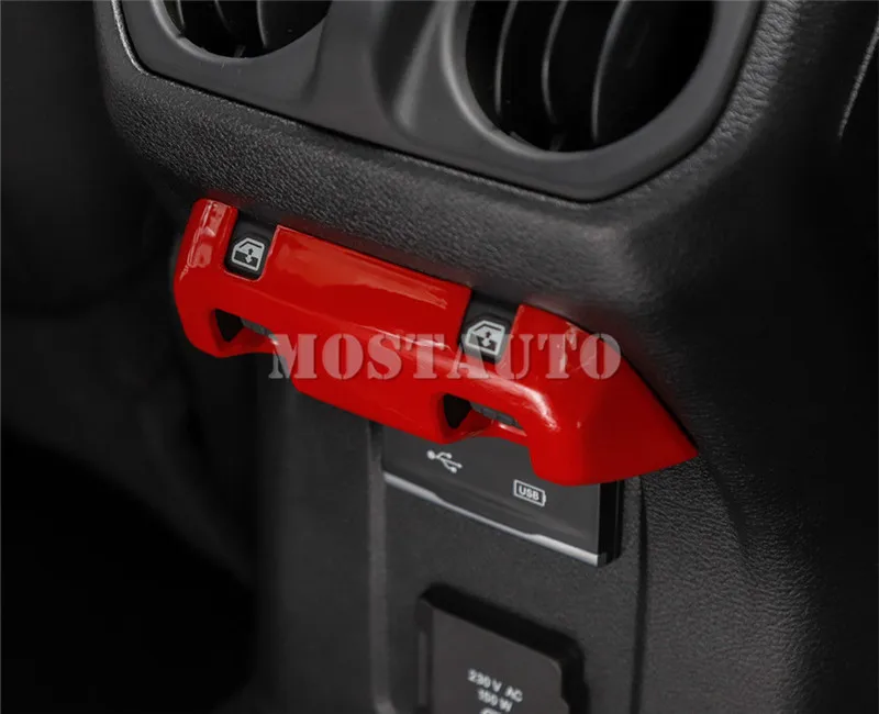 Для Jeep Wrangler JL Внутренняя крышка окна заднего сиденья переключатель накладка 1 шт.