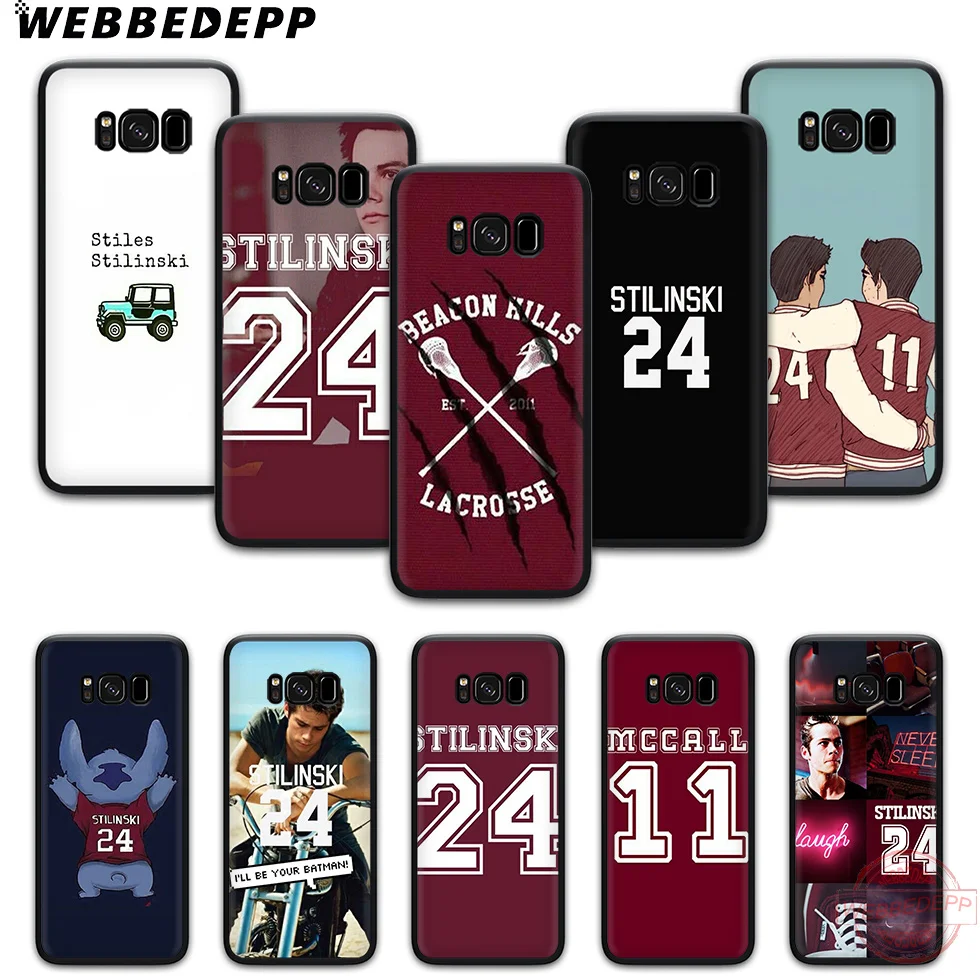 WEBBEDEPP Stilinski 24 Soft Phone Case for Samsung S6 S7 Edge S8 S9 S10 Plus J4 J6 J7 J8 Note8 9 10 |