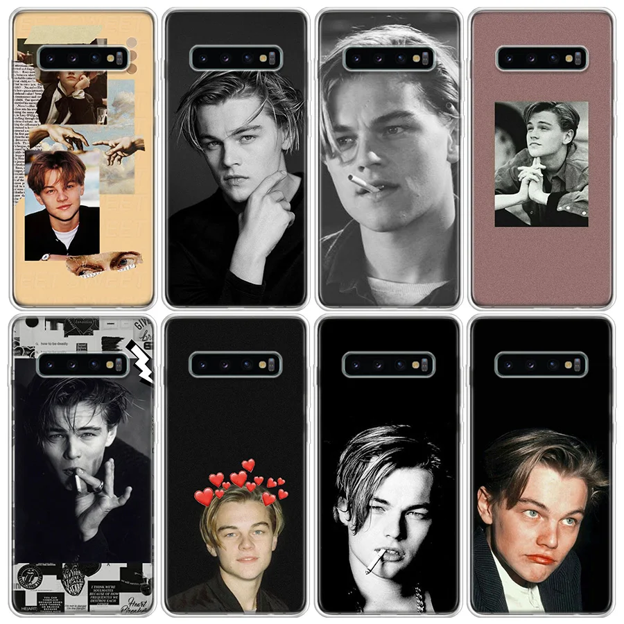 Cool Leonardo Dicaprio Young Phone Case Per Galaxy Samsung S22 Plus S21 S23 S24 Ultra Clear S20 Fe S10 S10E S9 S8 Cover Pattern