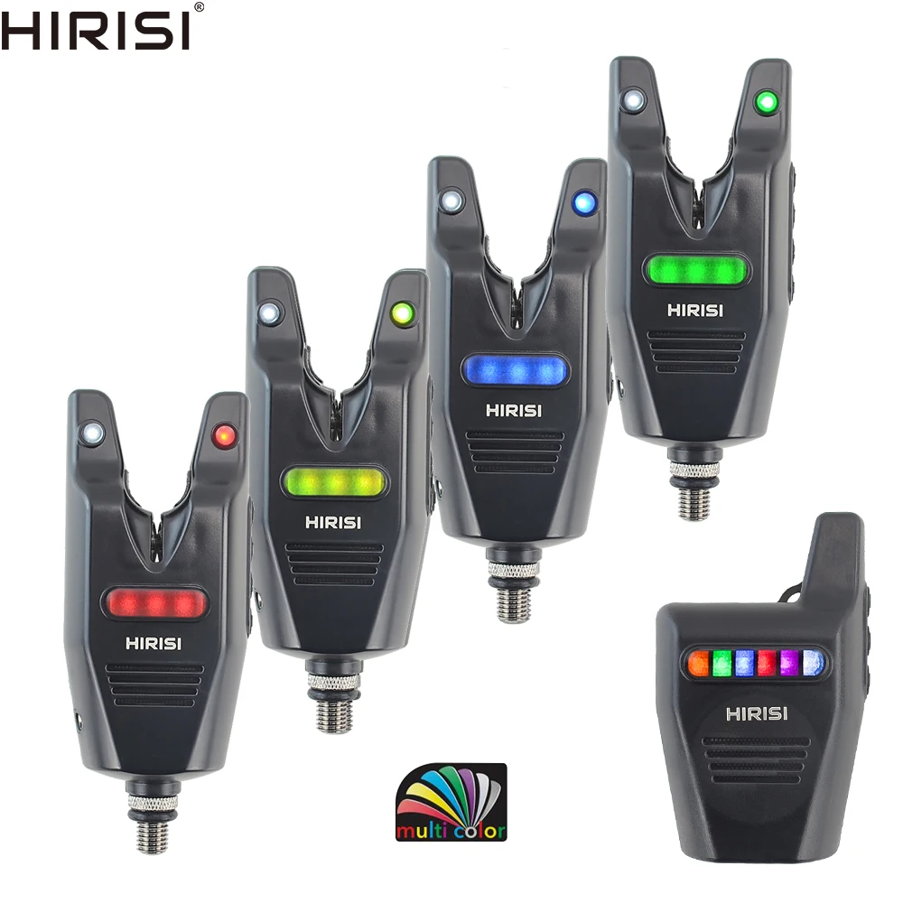Top Quality Multi-color Carp Fishing Alarm Set Wireless Fishing Bite Alarm Indicator HRS2