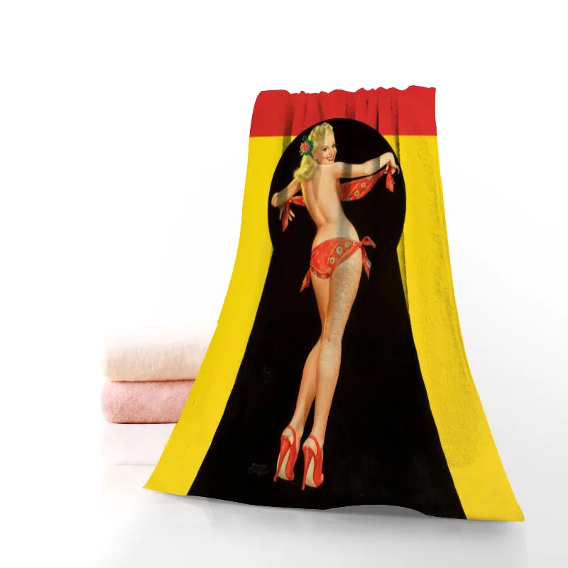 Горячая Распродажа Custom Pin Up 35x7 5 см спортивное полотенце для фитнеса портативное