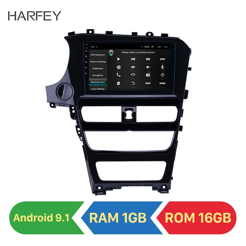 

Harfey 10.1 inch Android 9.1 for 2018-2019 Venucia T70 High version With HD Touchscreen support Carplay DAB+ GPS car Radio