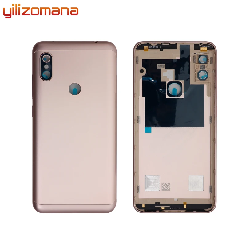 Задняя крышка YILIZOMANA для Xiaomi Redmi Note 6 Pro, Корпус задней двери для мобильного телефона, чехол для замены батареи, Бесплатные инструменты