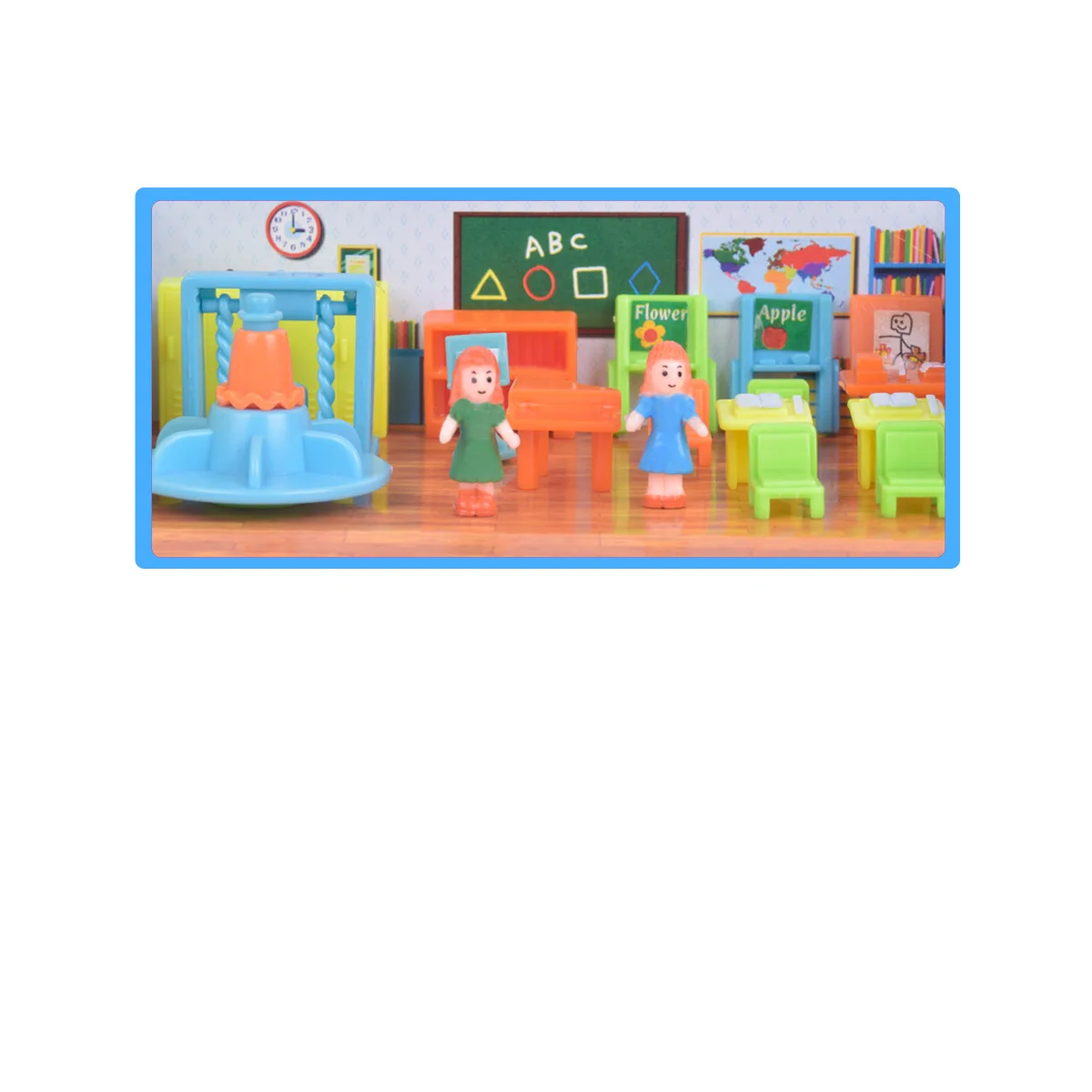 Детский игровой домик, игрушки, двухслойная вилла, домик, мини-кабина с мебельными аксессуарами-Ручная двухслойная вилла для лакомства
