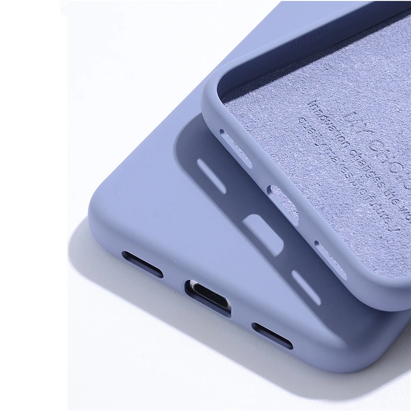 For iPhone SE 2020 Case for Apple iPhone 12 Pro Max Mini Cover Liquid Silicone Phone Case For iPhone 11 Pro X XR XS 6s 7 8 Plus