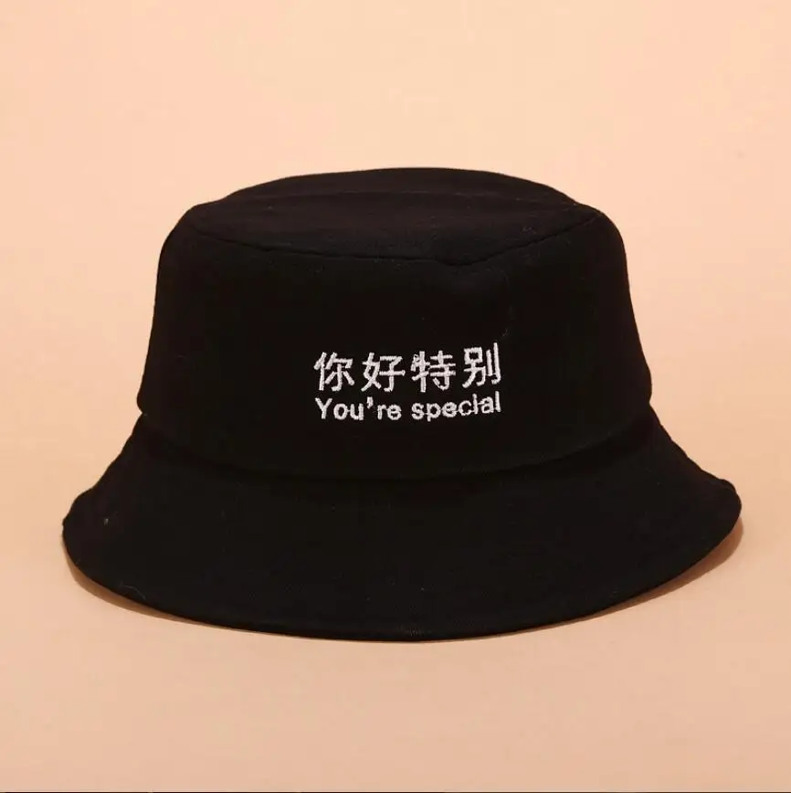 Creative You're special Bucket Hat unisex chapeau fashion fishing hiking hat Bob Caps women outdoor panama hat summer sun cap