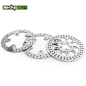 

BIKINGBOY Front Rear Brake Discs Disks For 1584 FLHR Road King 2015-2018 1690 FLTRX Road Glide 15-18 FLHTCU Electra Glide 14-18