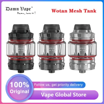 

Pre-order Original Damn Vape Wotan Mesh Tank 2ml/5ml Capacity E-cigarette Atomizer 0.3ohm Single Mesh/Clapton Coil for DL Vaping