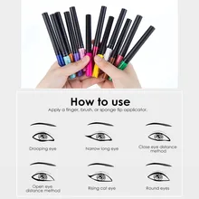 Профессиональная Матовая Водонепроницаемая подводка для глаз плойка жидкая ручка длительная Женская подводка для глаз Косметическая Ручка инструмент для макияжа