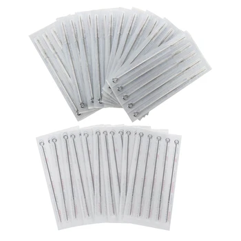 

100Pcs Tattoo Needle : 50PCS Tattoo Needle 9RL Round Disposable Liner in Stainless Steel Pro & 50Pcs 7Rl "Needleboy" 7