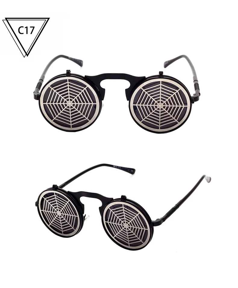 SO& EI Пара Ретро флип солнцезащитные очки для женщин Роскошные металлические панк брендовые дизайнерские необычный стиль флип мужские солнцезащитные очки Защита от солнца UV400 Gafas