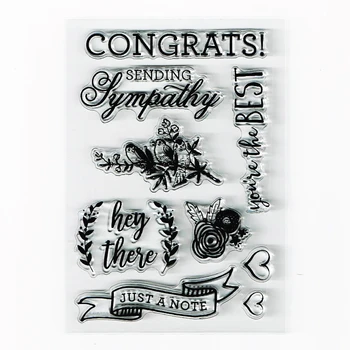 

Sympathy Card Message Quote Stamps Card Making Paper Craft Card Stamps