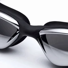 Гальванические противотуманные плавательные очки es Простые Стеклянные очки высокой четкости водонепроницаемые большие оправы очки для мужчин и женщин