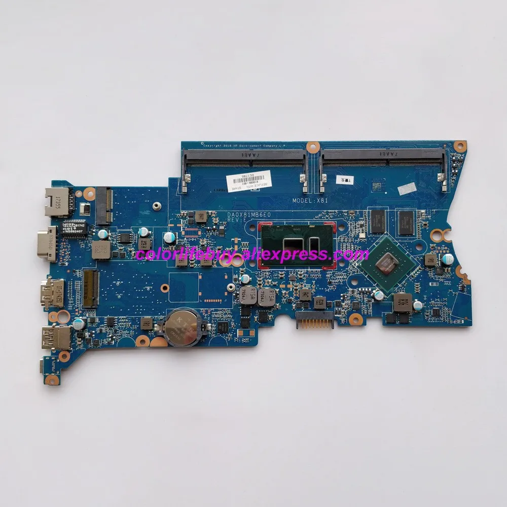 

Натуральная 913099-601 913099-001 аккумулятор большой емкости DA0X81MB6E0 w i3-7100U материнская плата с процессором для ноутбука материнская плата для HP ProBook ...