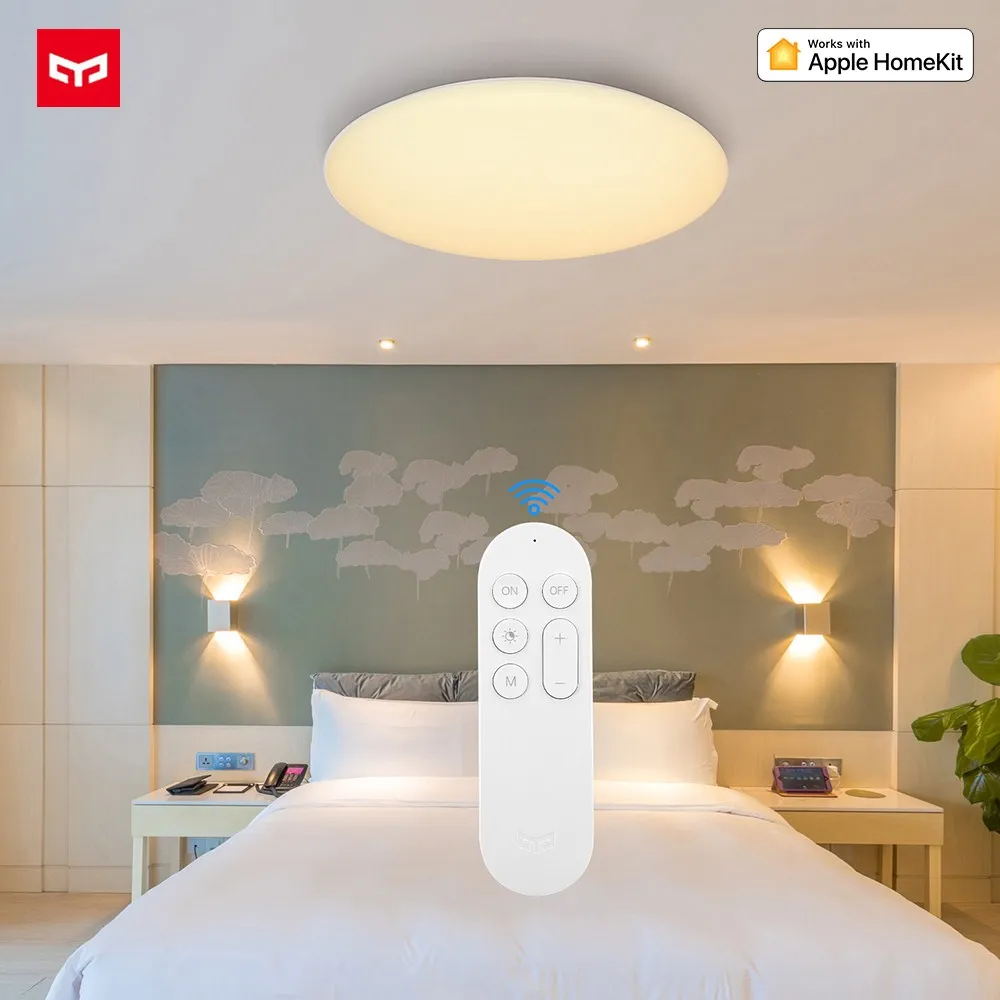 Trend  New Yeelight JIAOYUE 480 Smart LED Ceiling Light Intelligent App Remote Control Works With Apple Ho 