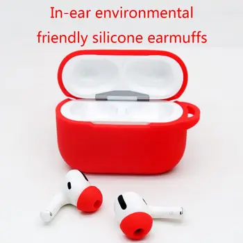 

1Set Silicone Protective Case Cover with Ear Buds Tips for Airpods Pro Headset