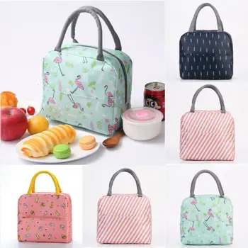 

Portable Insulated Thermal Cooler Bento Lunch Bag Tote Travel Picnic Storage Box