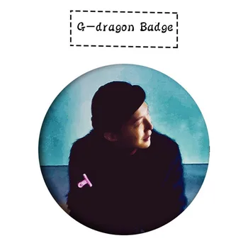 

Bigbang G-dragon Fashion Chest Pins for Bag Hats Clothes Kpop Kwon Ji Yong Round Badge Brooches