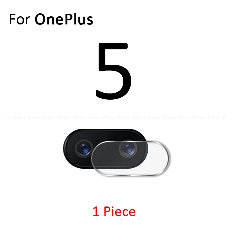 For OnePlus 5 Прозрачная защитная пленка для задней камеры из закаленного стекла для One Plus OnePlus 7 7T Pro 5G 6T 5 2 3T 3 X A6010 - Цвет: For OnePlus 5