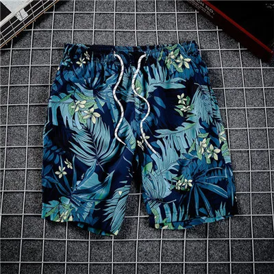 3 men swim trunks Мужские свободные быстросохнущие Плавки пляжная одежда спортивные шорты для бега купальники для пар купальные костюмы с карманом - Цвет: 3 men swim trunks