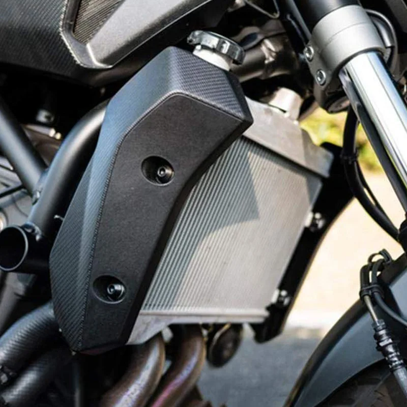 Мотоцикл для Yamaha MT07 FZ07 MT-07 FZ-07 углеродное волокно полные комплекты обтекателей бак для воды защитная крышка