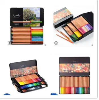 

lapis de cor art Watercolor Pencil 12 24 36 48 60 72 100 108 120 lapis de cor Professional oily Colored Pencils for Art Supplies
