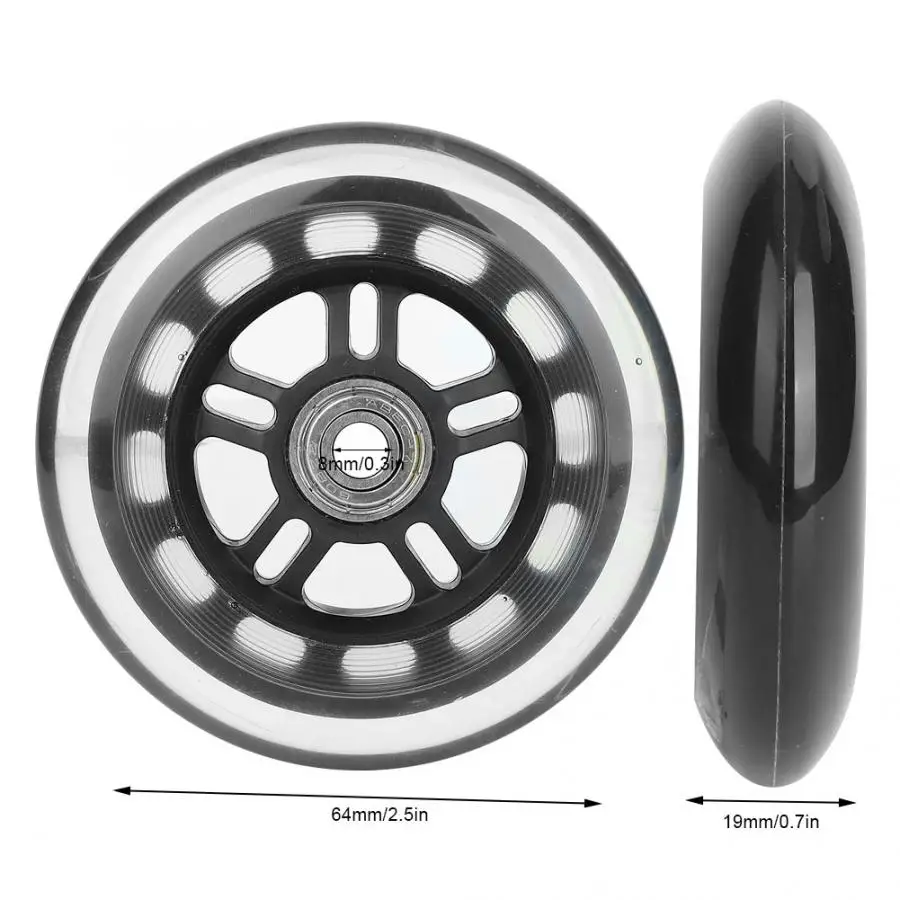 ABEC 7 608ZZ колеса подшипника 4 дюйма PU ролики для небольших