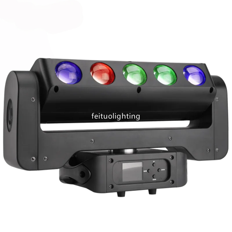 E-2pcs с Чехол Горячая Распродажа 250x0. 2W-RGB стробоскоп и 5x40 Вт RGBW 4in1 светодиодный диджейский луч при сценический светильник с подвижной головкой