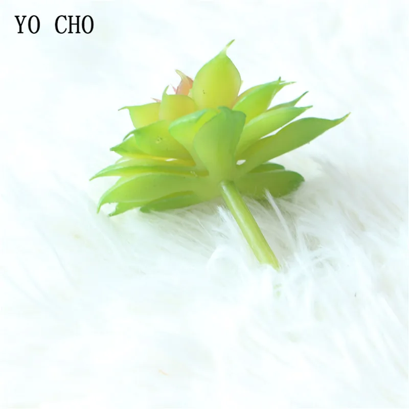 YO CHO 1 шт. дешевые искусственные мини снежные Лотос суккулентные растения для дома и сада Украшение для бара и вечеринки DIY лучшие домашние суккуленты
