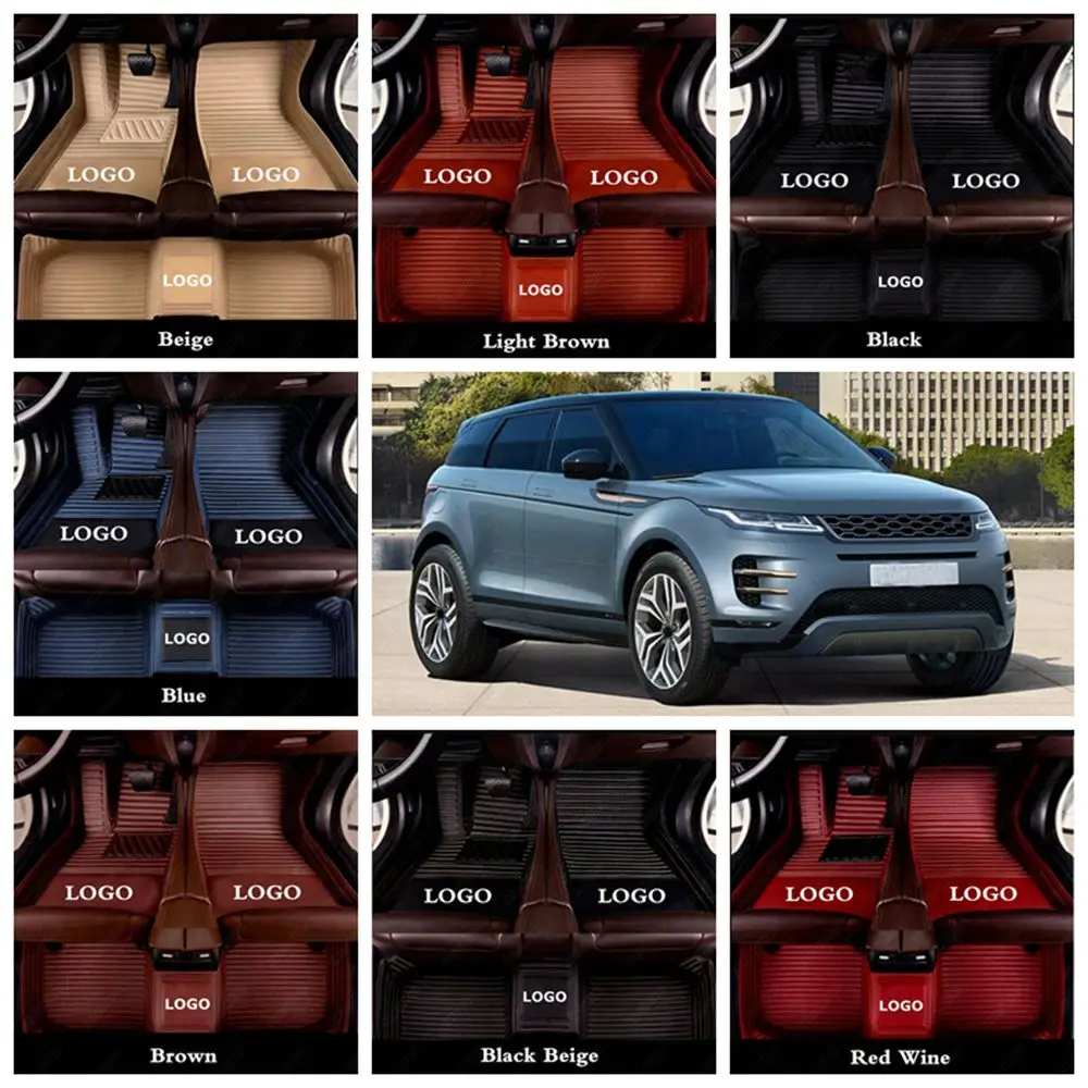 Автомобильные коврики для Land Rover Range Rover Sport Velar Evoque Discovery LR2 LR3 LR4 freelander автомобильные коврики для ног ковровое покрытие