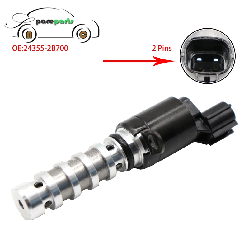 

VVT Oil Control Valve Variable Timing 24355-2B700 243552B700 For Hyun dai Elantra Son ata Veloster Rio Optima Soul