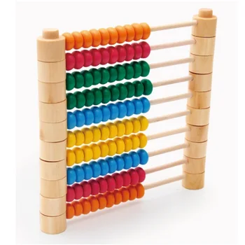 

Removable and assembling wooden abacus teaching aids for children's arithmetic enlightenment