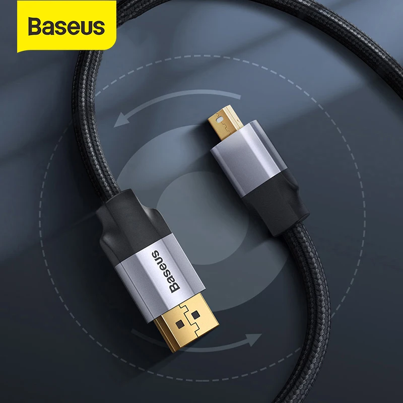 Кабель переходник Baseus Mini DP Male To 4K HDMI для ноутбука Projextor HD TV PS4| |