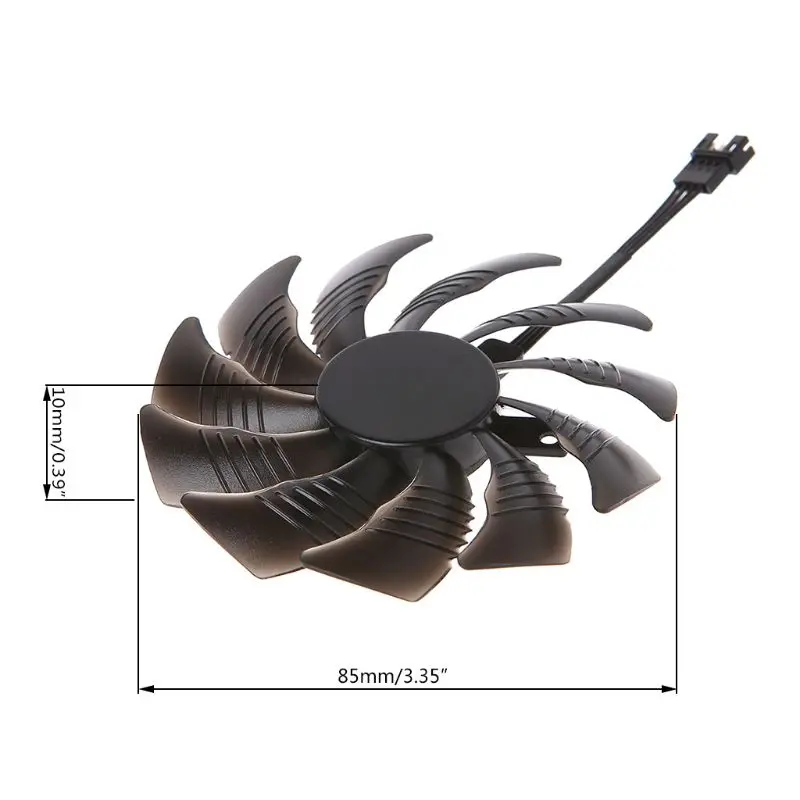 T129215SU 85 мм вентилятор охлаждения кулер для Gigabyte Geforce GTX 1050 1050TI 1060 1070 B0KA