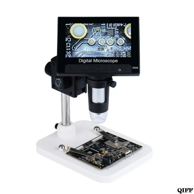 720P 1000x USB цифровой электронный микроскоп 4," ЖК-дисплей VGA микроскоп с 8 светодиодный USB 2,0 цифровой микроскоп