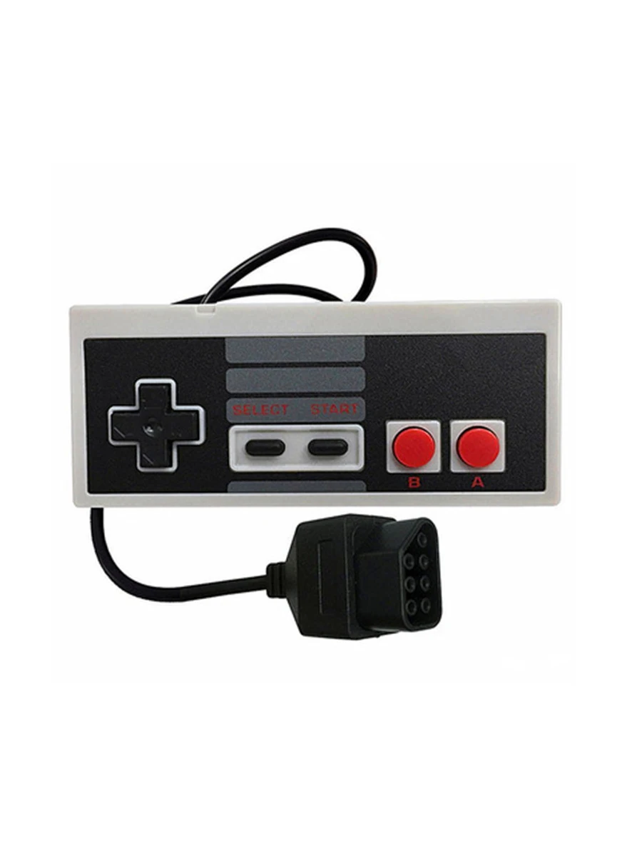 2 шт 2 Красный кнопочный контроллер для мини NES tv портативная игровая консольная видеоигра консоль для джойстика для 9 pin 8 бит игровой консоли