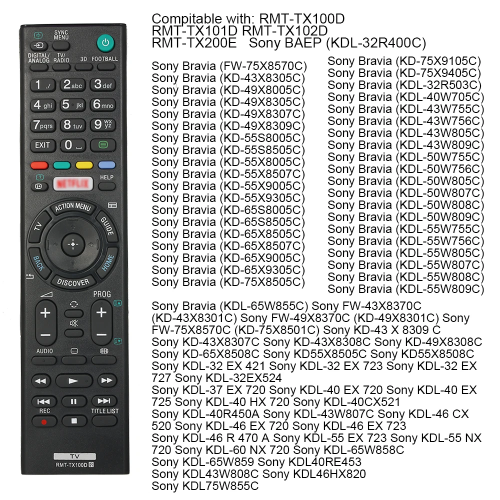 https://ae01.alicdn.com/kf/Hddaeeedfa3334f2ea0670bf92e1767e8d/Smart-Replacement-Remote-Control-for-SONY-TV-Portable-Size-TV-Remote-Controller-for-Sony-RMT-TX100D.jpg