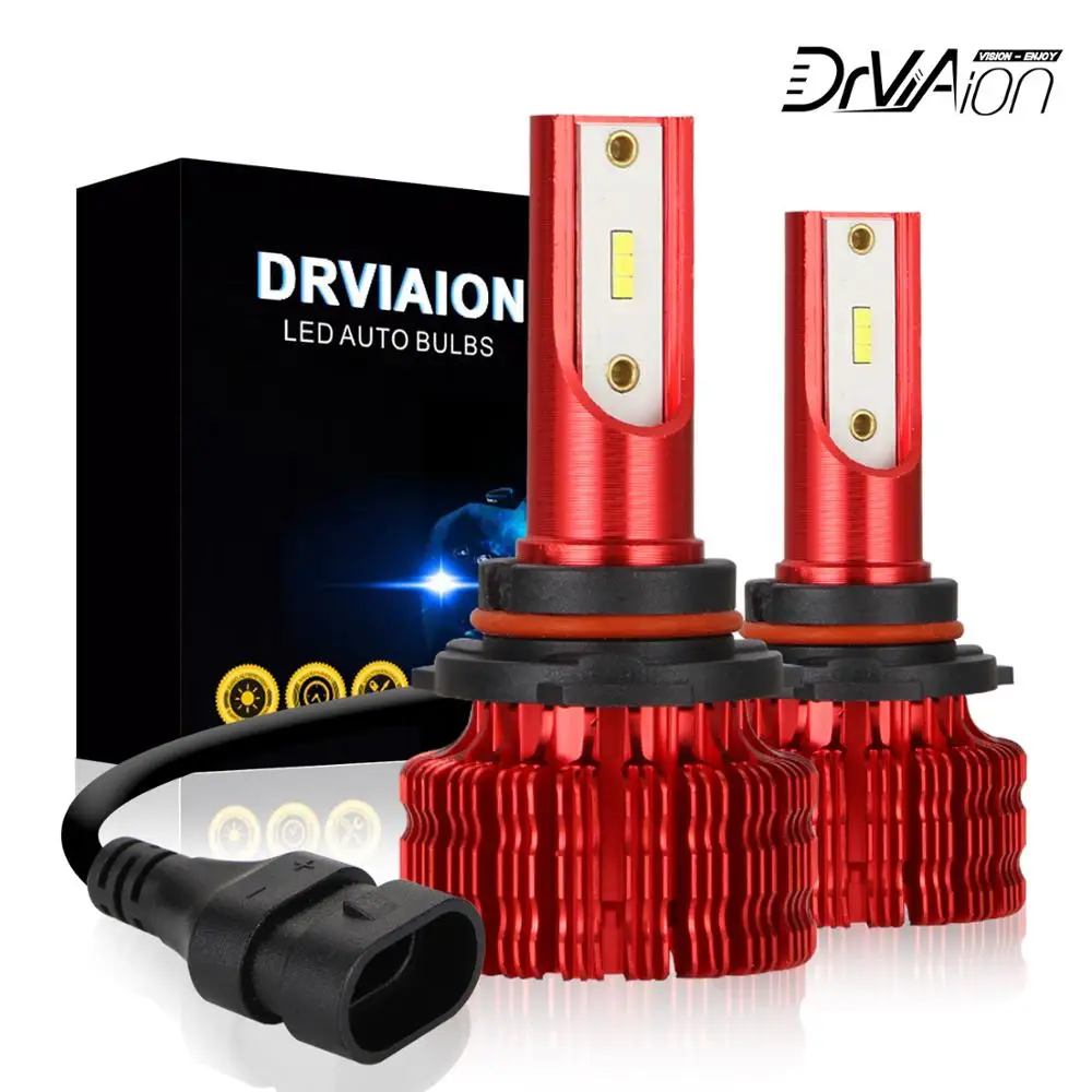 

2pcs 9005 9006 H1H4H7 Car LED Headlight Bulbs 6PCS CSP LED Chips H11H8 H9 20W 3000LM 6500K 12V 3D Auto Mini Headlamp Fog Light