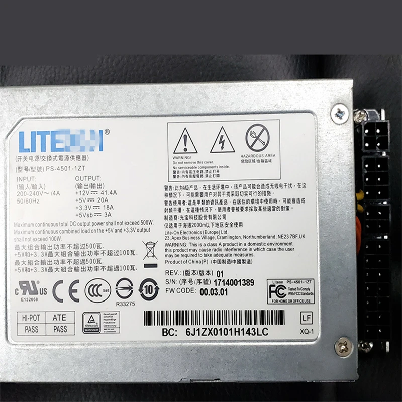 Блок питания для Liteon ITX FLEX Малый 1U 500W блок питания PS-4501-1ZT