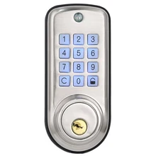 Cheap Smart Home Digital Door Lock, Waterproof Intelligent Keyless Password Pin Code Door Lock Electronic Deadbolt Lock