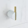 Brass Bathroom Towel Hanger Cloth Hook Black + brass Wall Hook Bag Holder Robe Hook Simple European Wall Accessory ► Photo 3/3