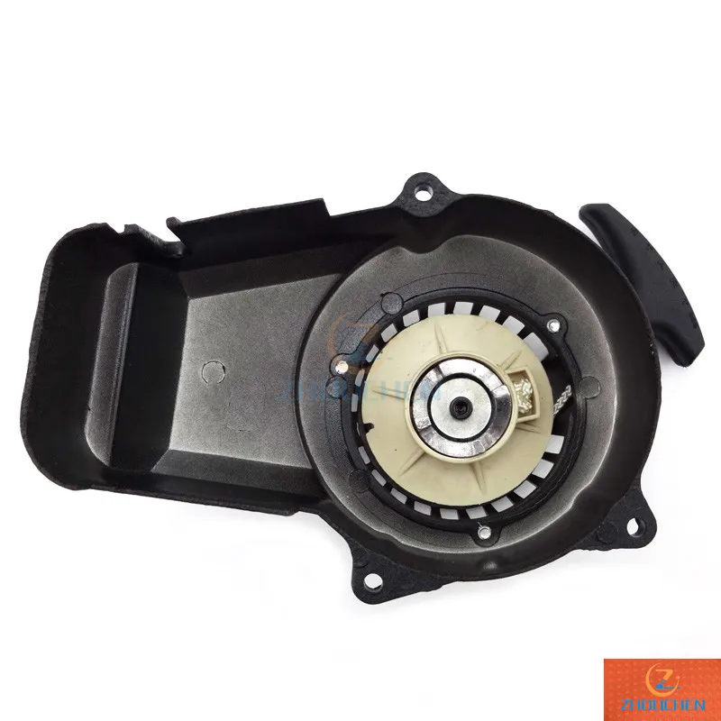 Pocket Bike Aluminum Alloy Pull Start Starter For 2 Stroke 47cc 49cc Minimoto Scooter Kid ATV Quad Dirt Bike Mini Moto