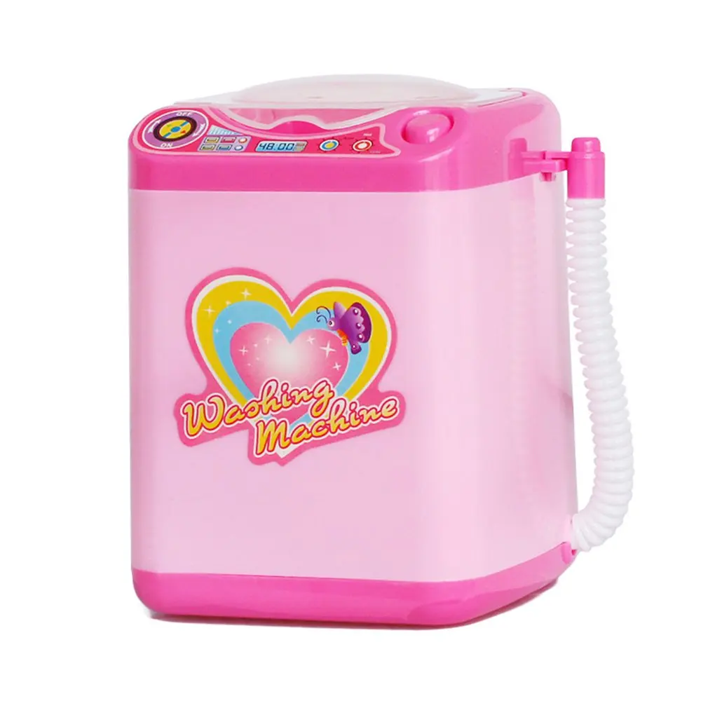 

Children'S Simulation Electric Washing Machine Makeup Brush Cleaning Machine Children'S Early Education Toys