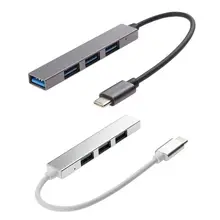 USB C концентратор type C до 4 USB 3,0 адаптер для Macbook Pro мобильного телефона ноутбука E65A