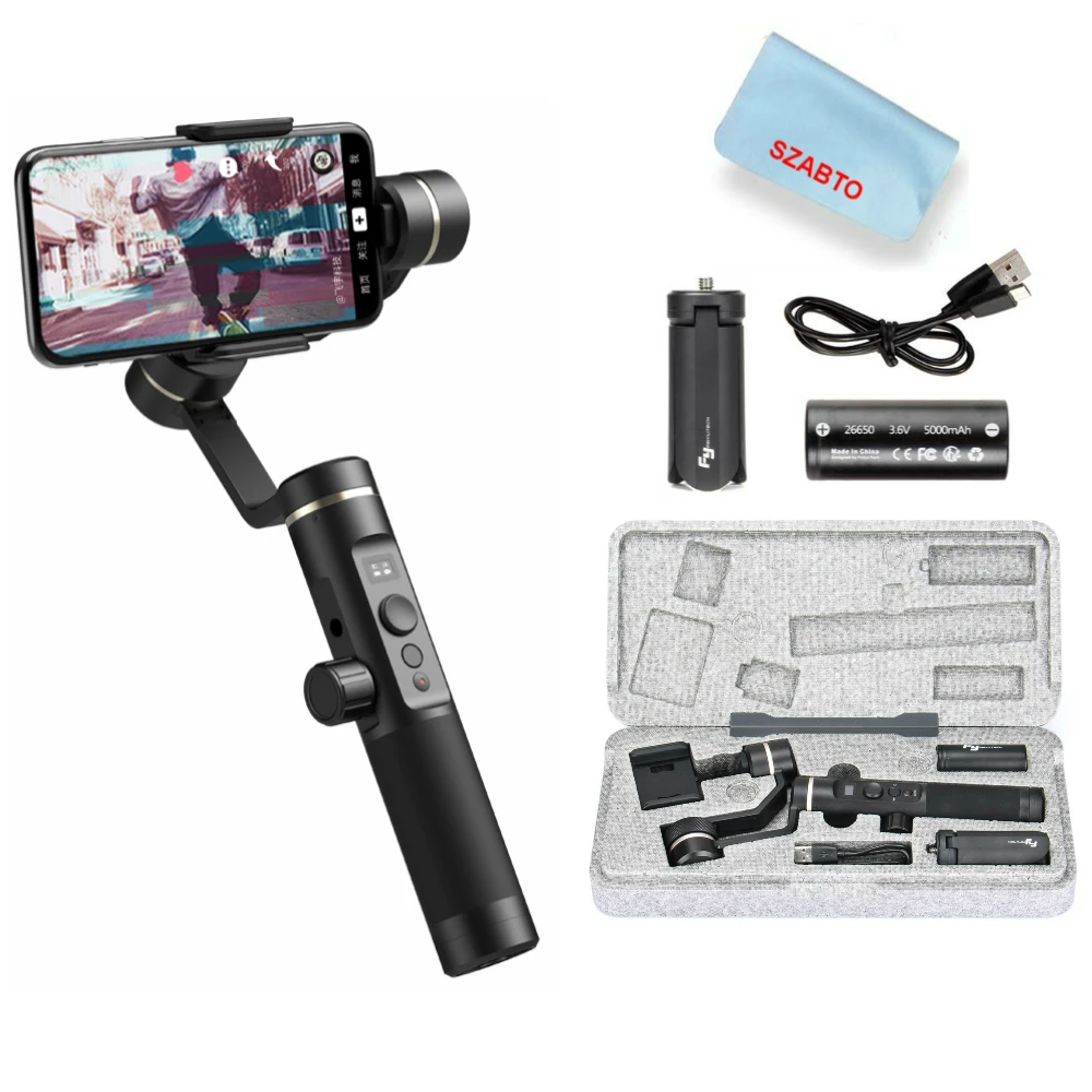 

FeiyuTech SPG 2 3-Axis Gimbal Stabilizer Splashproof for Iphone Xs Max X 8 7 Plus Samsung S8 S9 Action Camera Gopro 7 6