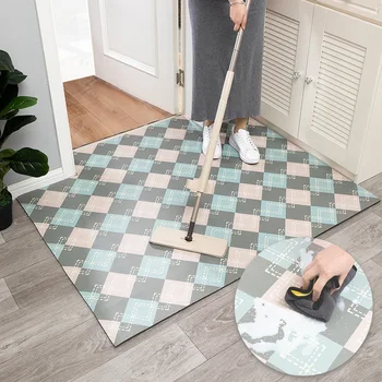 

Washable Non-slip Floor Mat Bathroom Entrance Door Mat Bedroom Living Room Bedside Area Rugs
