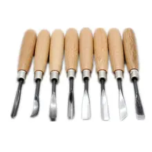 

The Best Price 8Pcs Dry hand Wood Carving Tools Chip Detail Chisel set Knives tool