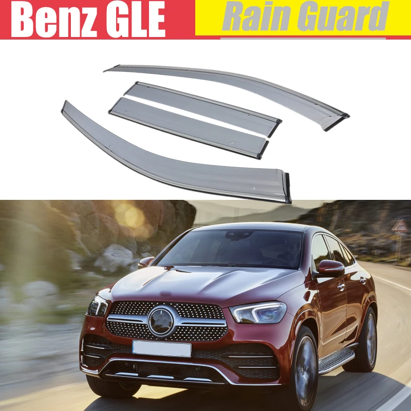 guarda-de-chuva-para-benz-gle-w166-w167-coupe-guarda-de-janela-de-fumaca-viseira-de-vento-4-pecas-por-conjunto-2015-2019